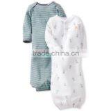 Newborn Baby Clothes Boys Casual Long Sleeve 100% Cotton Sleep Romper thumbnail-1