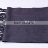 YARN DYED CLASSICAL PLAIN INTERLOCK & WOVEN WOOLEN SCARF FOR WHOLESALE thumbnail-1