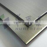 Metal Color Brushed Facade Aluminum Plastic Composite Panel for Interiro Wall Construction Material thumbnail-4