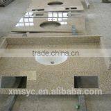 Prefab Granite Bathroom Countertop, Prefab Granite Bathroom Countertop, Double Sink Granite Vanity Tops thumbnail-5