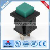 2pin Blue Square Head Flashlight Push Button Switch With Short Body