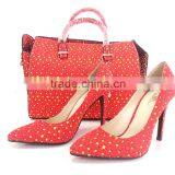 2016 Wholesale Ankara Wax High Heel Shoes/african Wax Shoes And Bags thumbnail-1