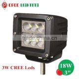 Hot-selling 3" Cube Light, 18W 4x4 Offroad Truck Cube Light
