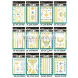 Tattoo Supply Flash Colorful Lighted Body Temporary Tattoo Sticker For Hands thumbnail-1