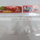 BOPP Plastic Packaging Bag With Hanging Header and Sealing Strip