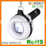 Cheap Hand Crank Plastic Flashlight Keychain thumbnail-1