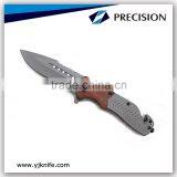 Camping Survival Pocket Knife With Window Breaker and Wire Cutter thumbnail-1