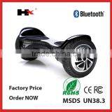 HX Manufacturer Patented 8 Inch 2 Wheel Electric Self Balance Standing Scooter With Bluetooth UL2272 Certificate thumbnail-3