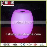 Remote Comtrol Modern Illumimated Led Glow Plastic Drum Stool