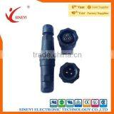 IP68 Waterproof Connector 3 Core Nylon PA66 Plug Female and Male Connector thumbnail-1