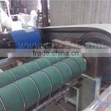 Bag making machine use spring slotted rubber roller