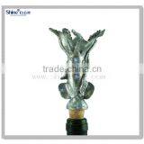 Silver Foil Lighted Seahorse Bottle Stopper/octopus Wine Bottle Stopper With Wooden Cork Make You Own Wine Bottle Stopper thumbnail-4