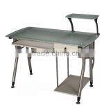 GX-107 2013 Newest Tempered Glass Computer Desk Design