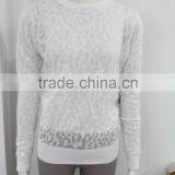 Ladies' Knitwear With Burnt-out Print thumbnail-1