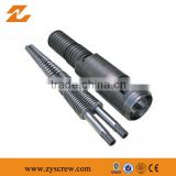 D51/80 design conical twin screw for plastic stone panels