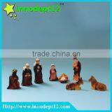 Christmas nativity scene characters village figurine lot of 8 nativity figurine