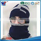 Neck Warmer Embroidery Men Dad Cap Knitted Beanie Hats thumbnail-6