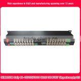 64Ch Video/1Return Data/1 Forward Audio to Fiber SM 20km Optical Video Multiplexer1CH to 64CH Cctv Fiber Video Converter Factory