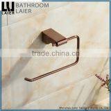 Promotional Fancy Design Zinc Alloy Rose Gold Finishing Bathroom Accessories Wall Mounted Toilet Paper Holder thumbnail-4