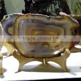 Charming natural agate stone slabs slices for wholesale decoration