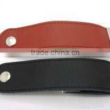 Elegant Factory Direct Selling 2gb Usb Flash Drive Brand Custom Leather Can be Printed Logo thumbnail-3