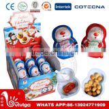 15g funny biscuit and chocolate jam and toy christmas chocolate cup