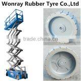 26 ft Narrow Electric Scissor Lift 16x5x12 Tire Fill /Type Solid Non-marking Tyre 16x5 for Genie GS2630-GS2646