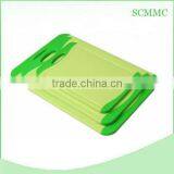 Non-slip Antimicrobial TPE Handle Plastic Cutting Board thumbnail-3