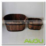 Audu Best Selling Poducts Wooden Flower Pot Planter thumbnail-1