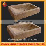 Yellow Round Circular Outdoor Wash Basin Sinks for Decor thumbnail-3