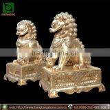 Cast Bronze Fu Dog Statue thumbnail-1