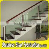 Residential 304 Stainless Steel Handrails Tempered Glass Railing thumbnail-6