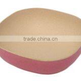 bamboo fiber bio and eco small round bowl