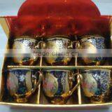Clearance Sale Golden Arab Style Porcelain Tea Set thumbnail-2