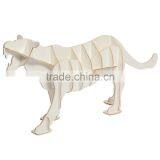 3D Creative Design Tiger Shape Wooden Shelf ,Nice Lively Animal Home Decoration Sets thumbnail-2