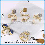 Wholesale Natural Double Agate Silver Black Druzy Ring thumbnail-3