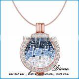 2017 Latest Fashion Gold Coins Changeable DIY Coin Necklace Pendant With 60cm Chain thumbnail-2