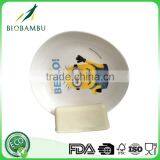 Natural Decal Design Ecological Bamboo Fiber Kids Dinnerware Sets thumbnail-4