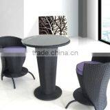 Fashion Wicker Bar High Table and Chairs Set thumbnail-1
