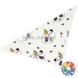 Cotton Cartoon Animal Print Baby Bandana Bibs thumbnail-1