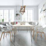 Globla Supplier Metal 40 Inch Chrome Plating 3 Rod Iron Dining Table Leg thumbnail-3