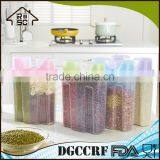 NBRSC Plastic Kitchen Airtight Food Cereal Storage Dispenser Rice Container Box Holder thumbnail-1