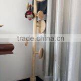 Wooden Clothes Drying Rack Stand Coat Rack Bag Rack Modern Design thumbnail-1