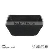 Solid Color Stonware Square Bowl thumbnail-4