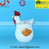 New EASTER Decorations Ceramic Indoor Planter Flower Pots, Rooster Figurines thumbnail-1