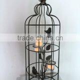 Classic Metal Birdcage Decorative Glass Tealight Holder thumbnail-2