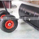 Stretching Adjustable Push Snow Shovel With Wheels thumbnail-2