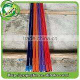 Little Black Plastic Cap Wooden Broom Handle With Flowers Pvc Coated thumbnail-5