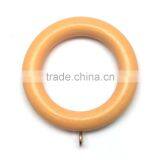 High Quality Light Brown Wood, Curtain Rod Ring Screw Eyelet To Fit Curtain Poles Up To 35mm Diameter thumbnail-2