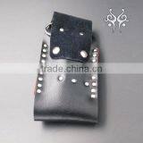 New Products Leather Hair Scissor Shear Holster Pouch Holder Case for Hairdresser With Waist Shoulder Belt thumbnail-2